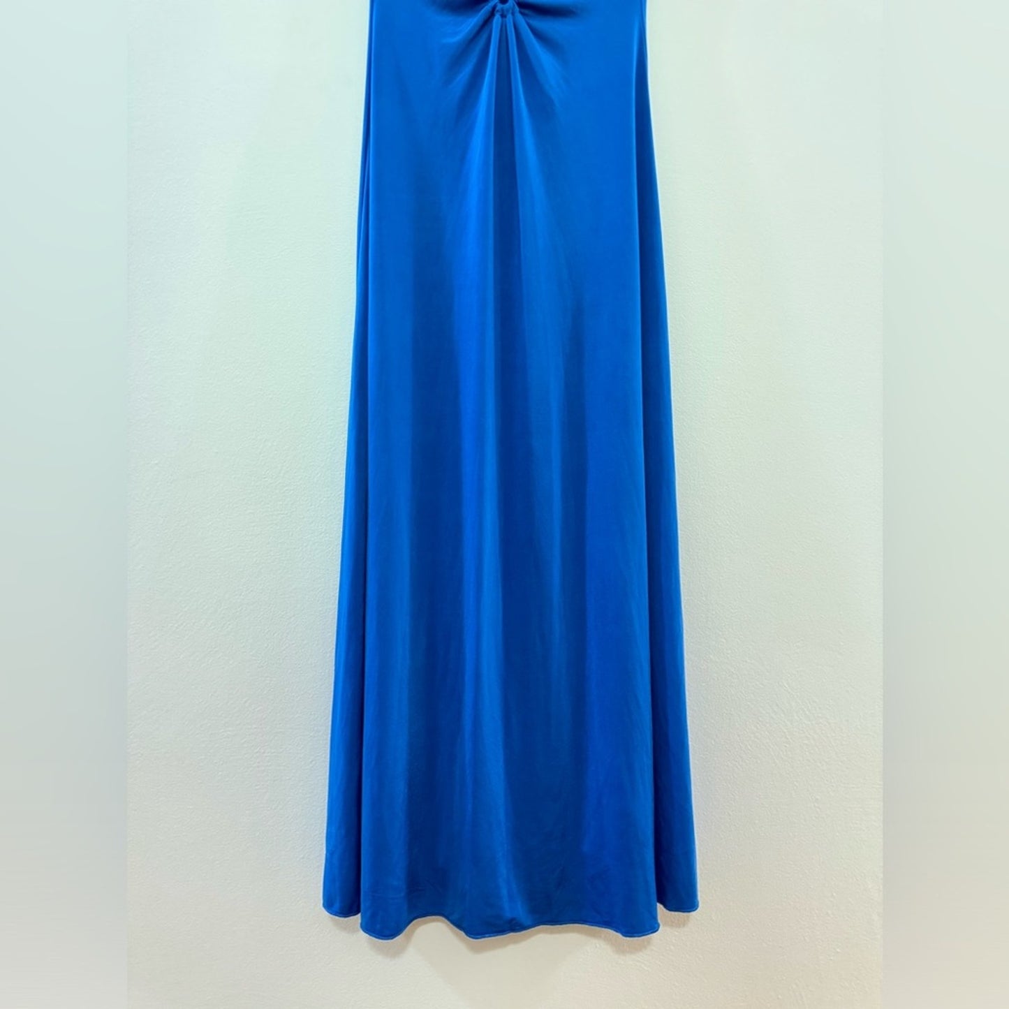 Pre-Owned MD Sincerely Jules Blue Strapless Tie Long Dress