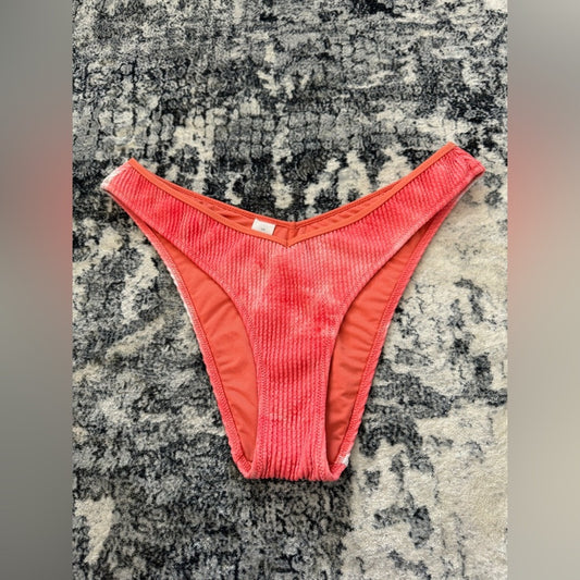 Pre-Owned LG Aerie Orange and White Bikini Bottom