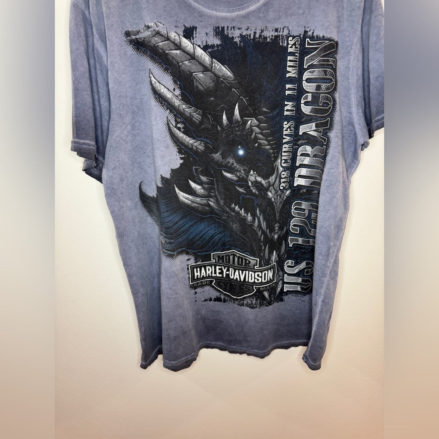 Pre-Owned LG Harley Davidson Blue Dragon Tallahassee, Tennessee T-Shirt