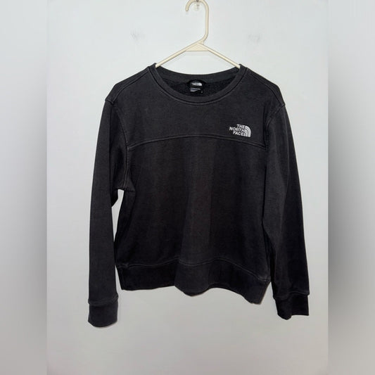 Pre-Owned LG The North Face Black Crewneck Sweatshirt