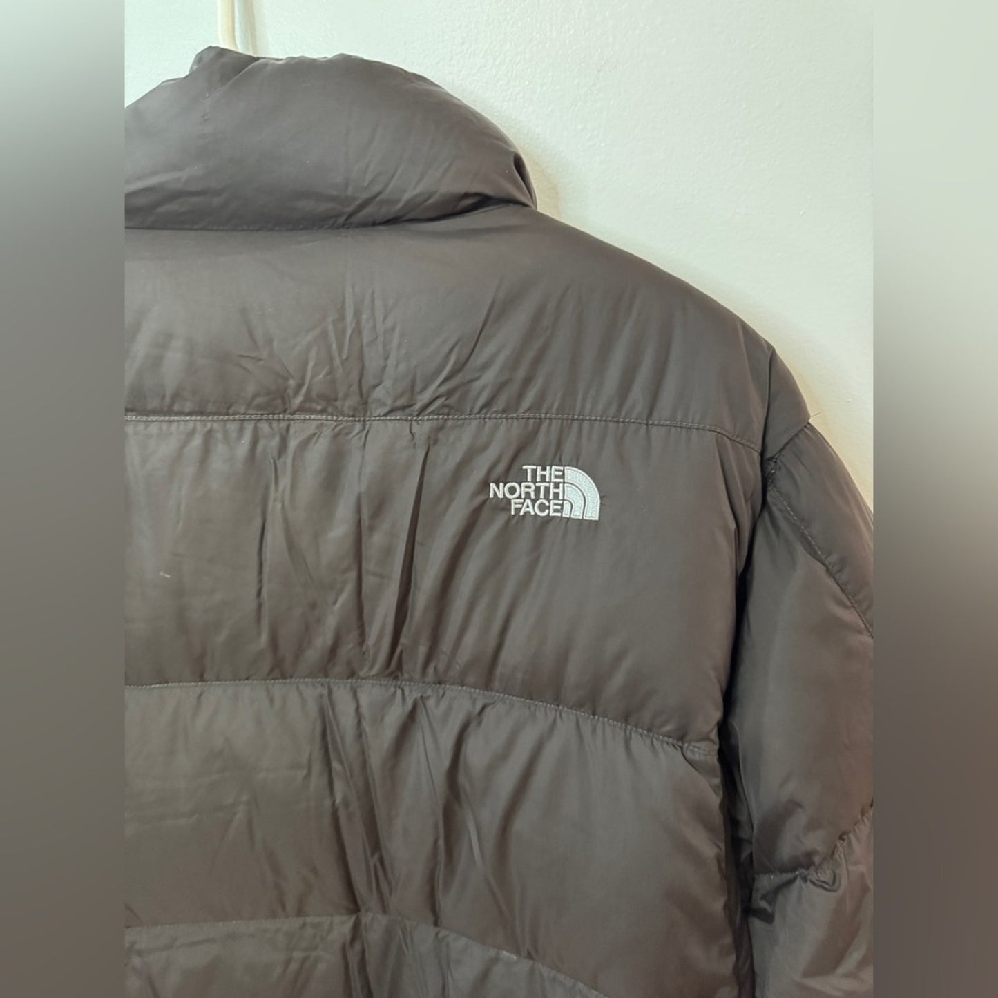 Pre-Owned XL The North Face Brown 550 Fill Down Puffer Jacket