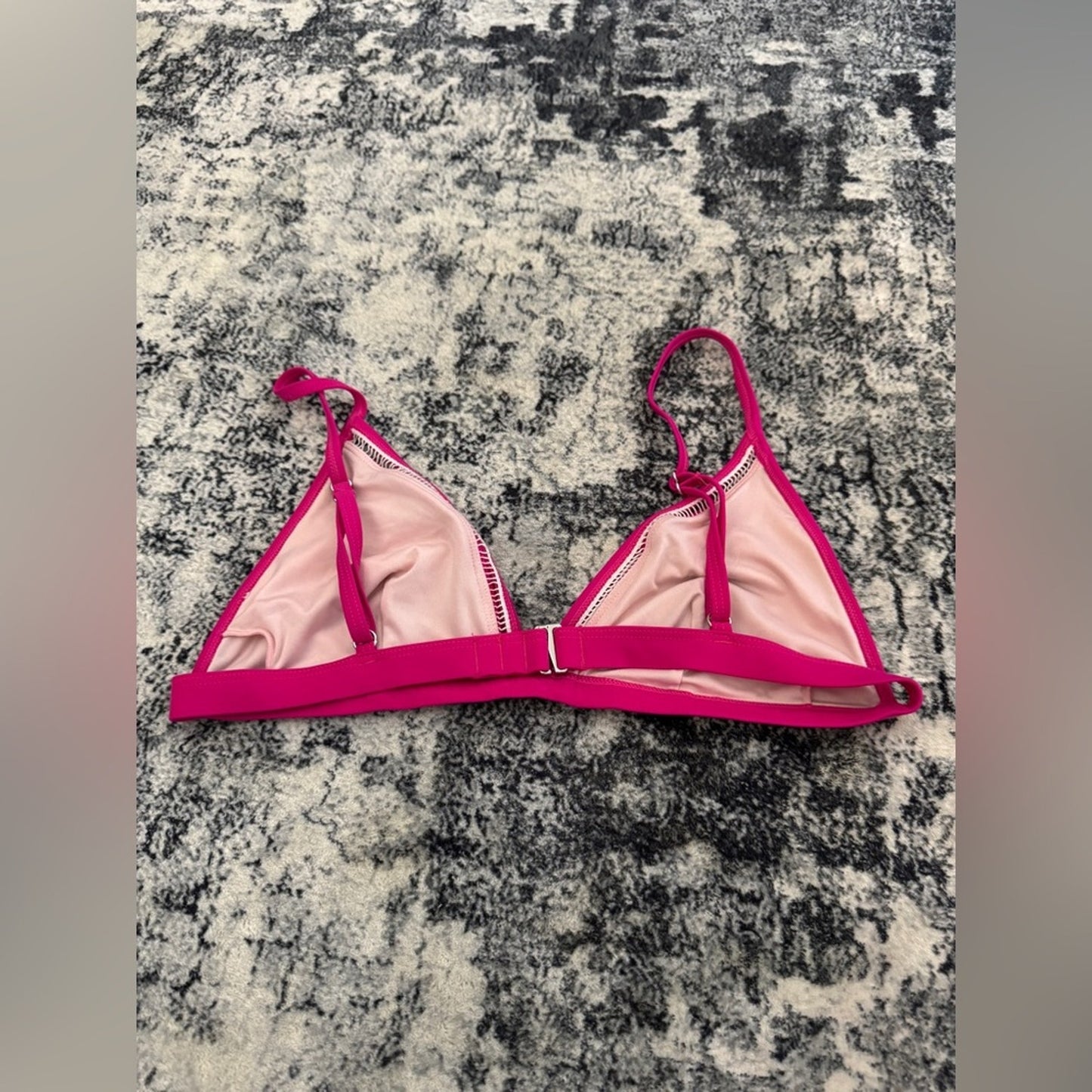 Pre-Owned XS Cupshe Pink Open Seam Bikini