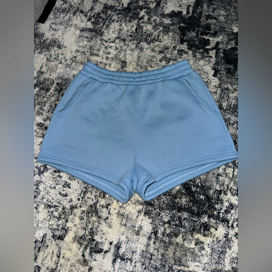 Pre-Owned Size 6 SHEIN Blue Fleece Shorts