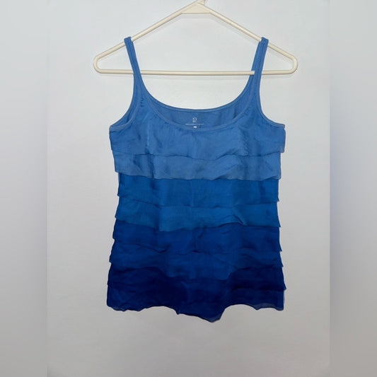 Pre-Owned SM New York and Company Blue Ombré Tank Top