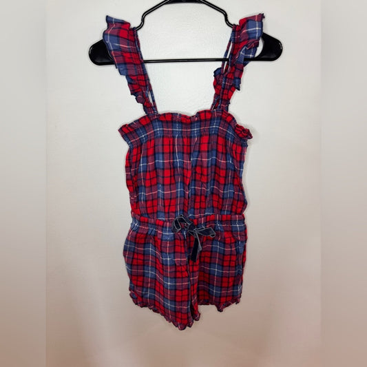 BNWT SM Aerie Plaid Romper Sleepwear