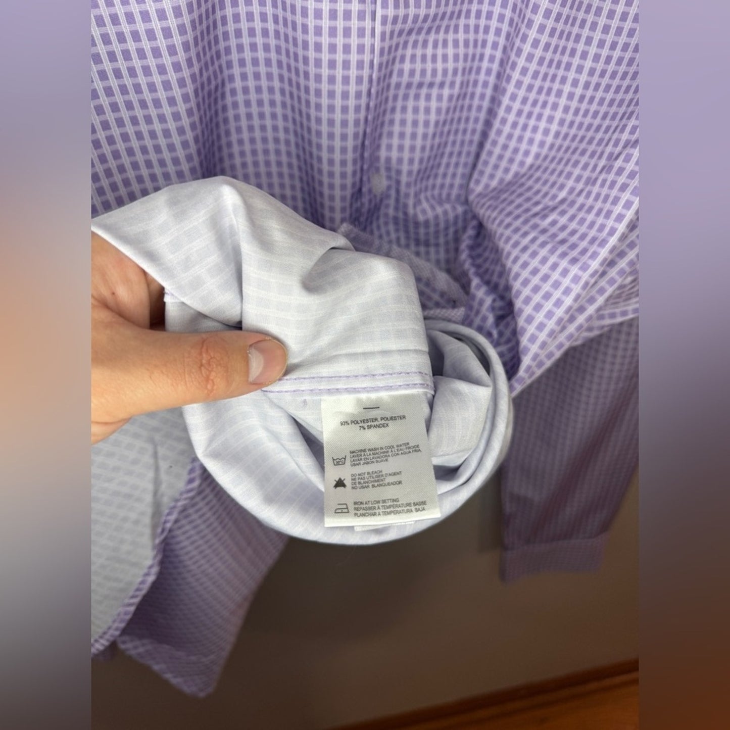 Pre-Owned XL Report Collection Purple Button Up Shirt