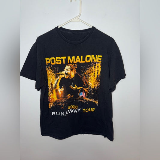 Pre-Owned Post Malone 2020 Runaway Tour Band T-Shirt