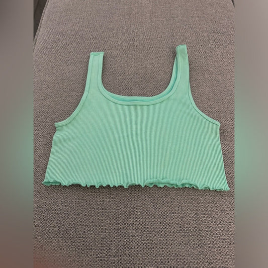 Pre-Owned MD Aeropostale Green Seriously Soft Tank Top