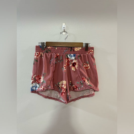 Pre-Owned MD Rue 21 Pink Floral Boho Shorts