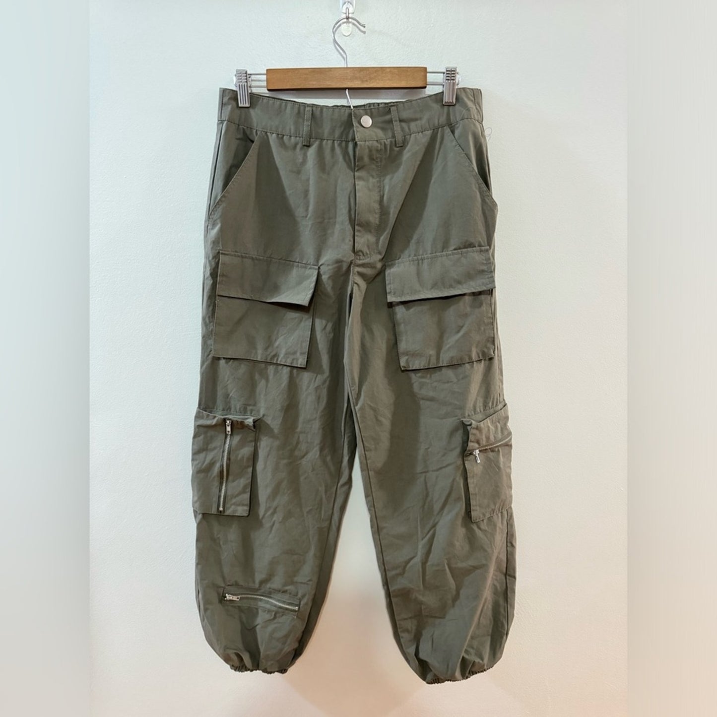 Pre-Owned MD Orange Kiss Zipper Cargo Pants