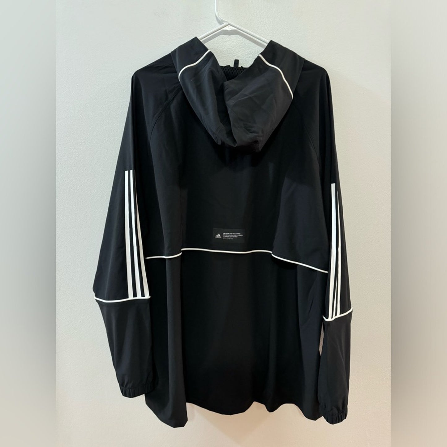 Pre-Owned XXL Adidas Training Black/White Zip-Up Jacket