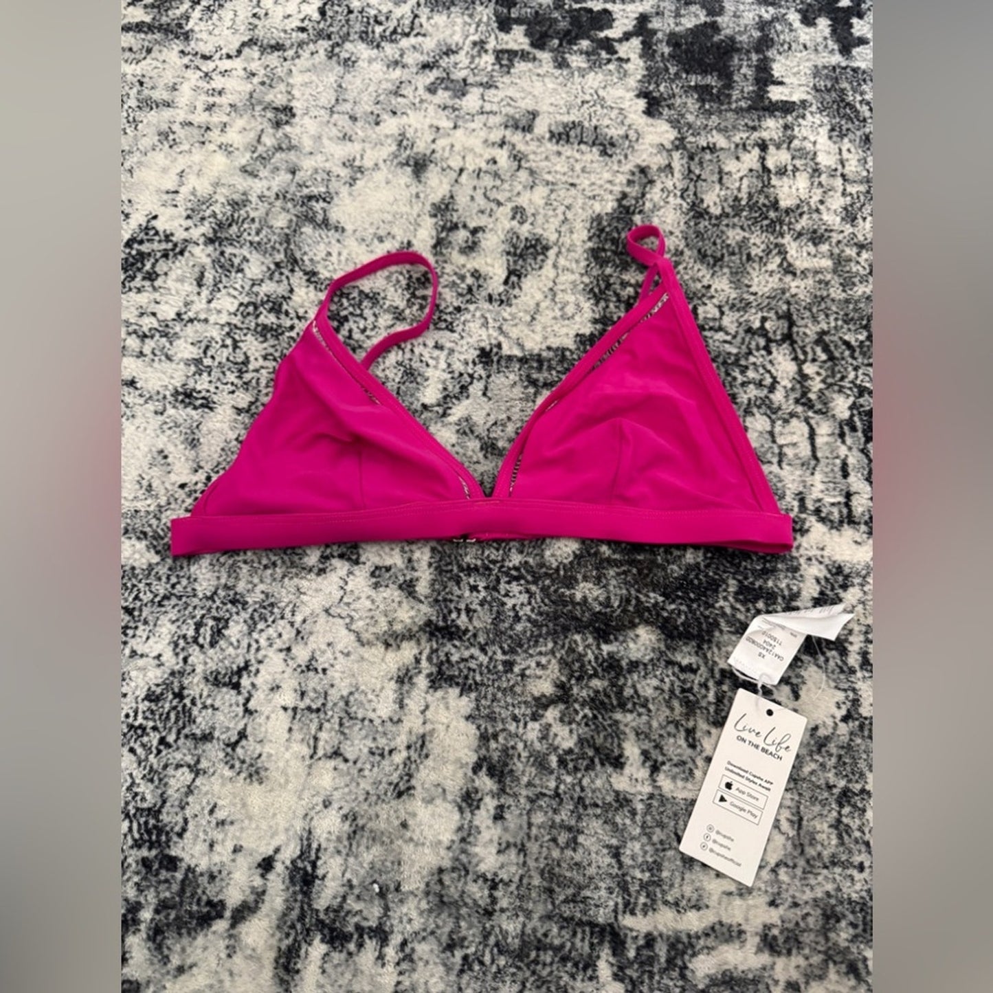 Pre-Owned XS Cupshe Pink Open Seam Bikini