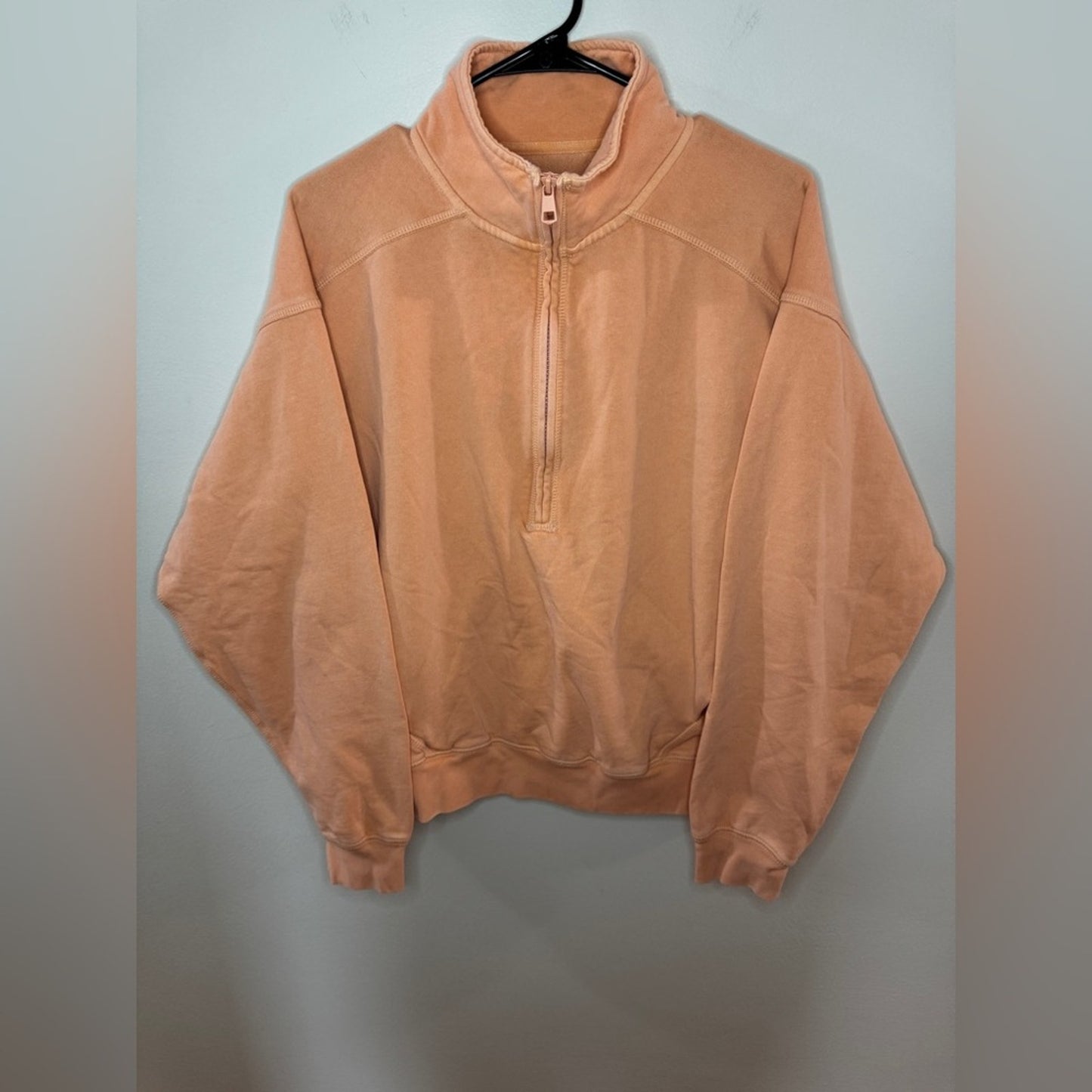 BNWOT MD American Eagle Peach Quarter Zip Pullover Jacket