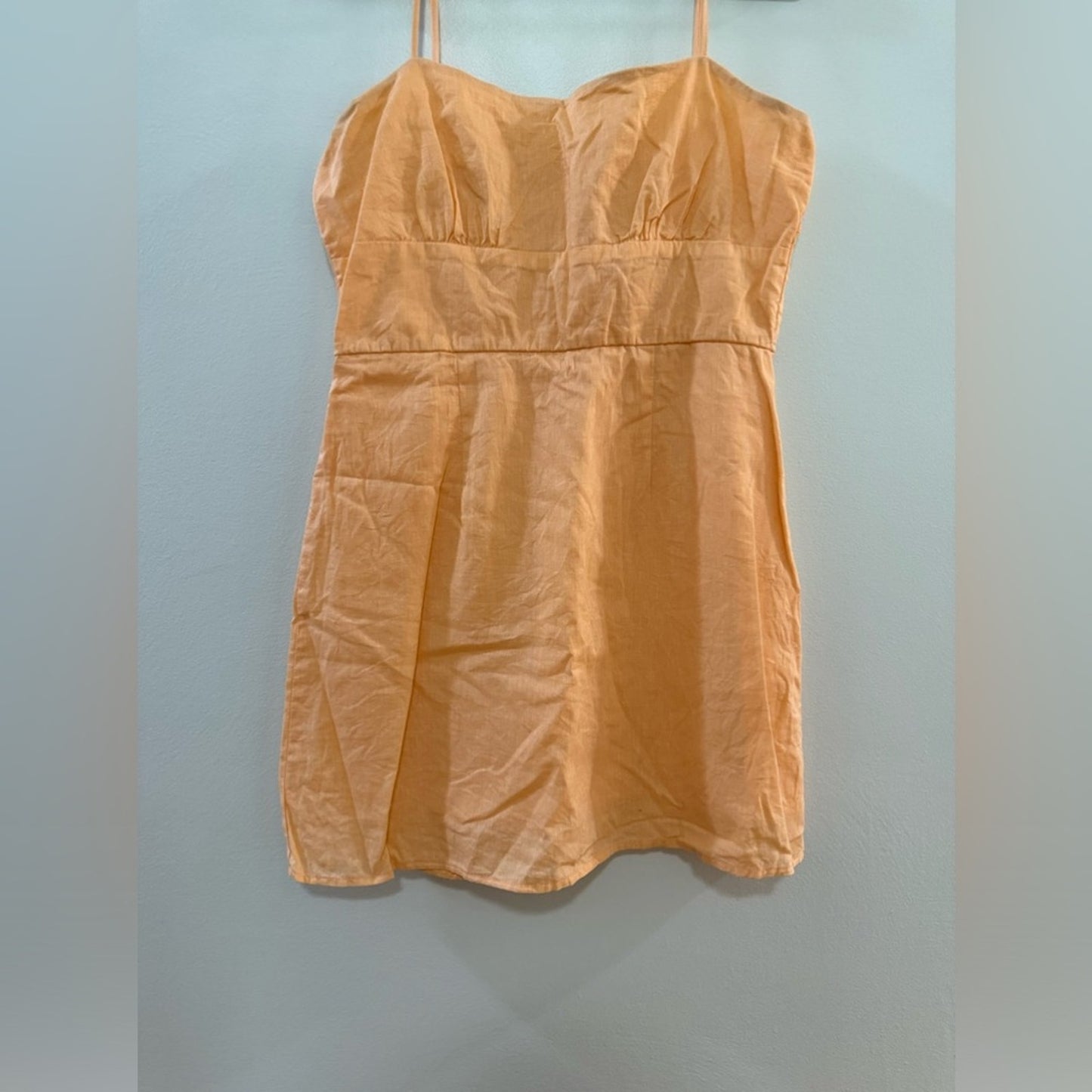 Pre-Owned LG Mi Ami Orange Spaghetti Strap Dress