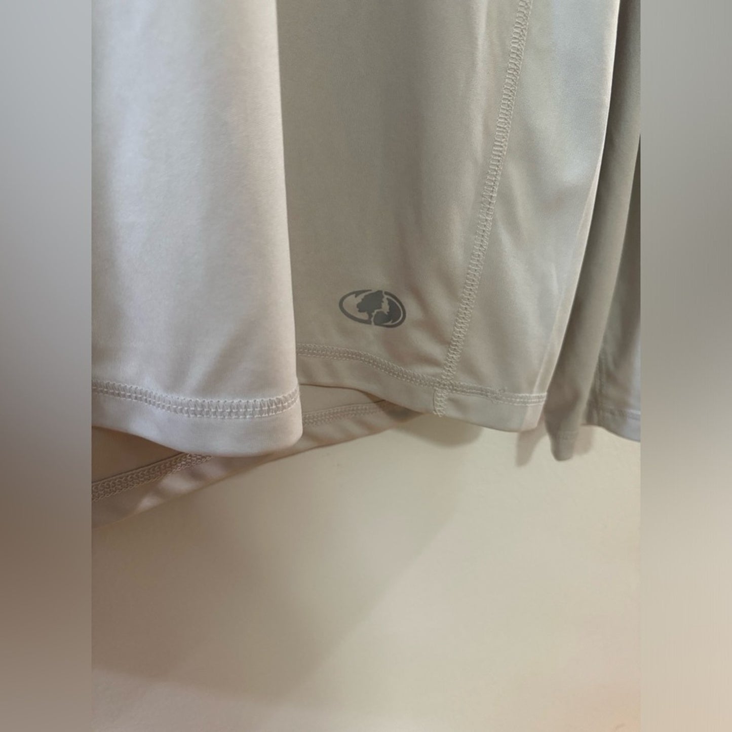 Pre-Owned MD Mossy Oak Fishing Grey Logo Hooded Long Sleeve Shirt