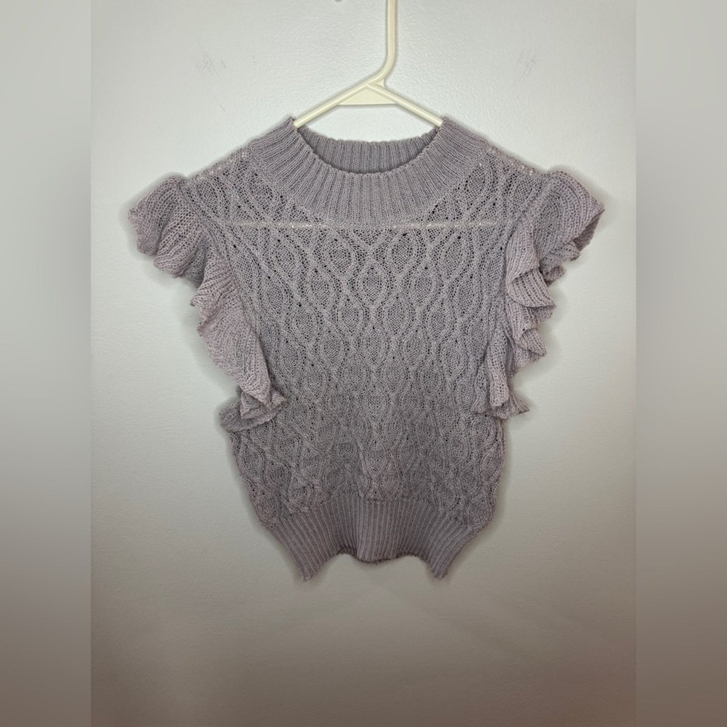 Pre-Owned MD Dreamers by Debut Grey Kintted Sleeveless Sweater