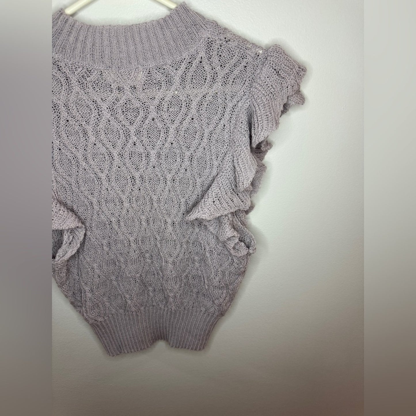 Pre-Owned MD Dreamers by Debut Grey Kintted Sleeveless Sweater