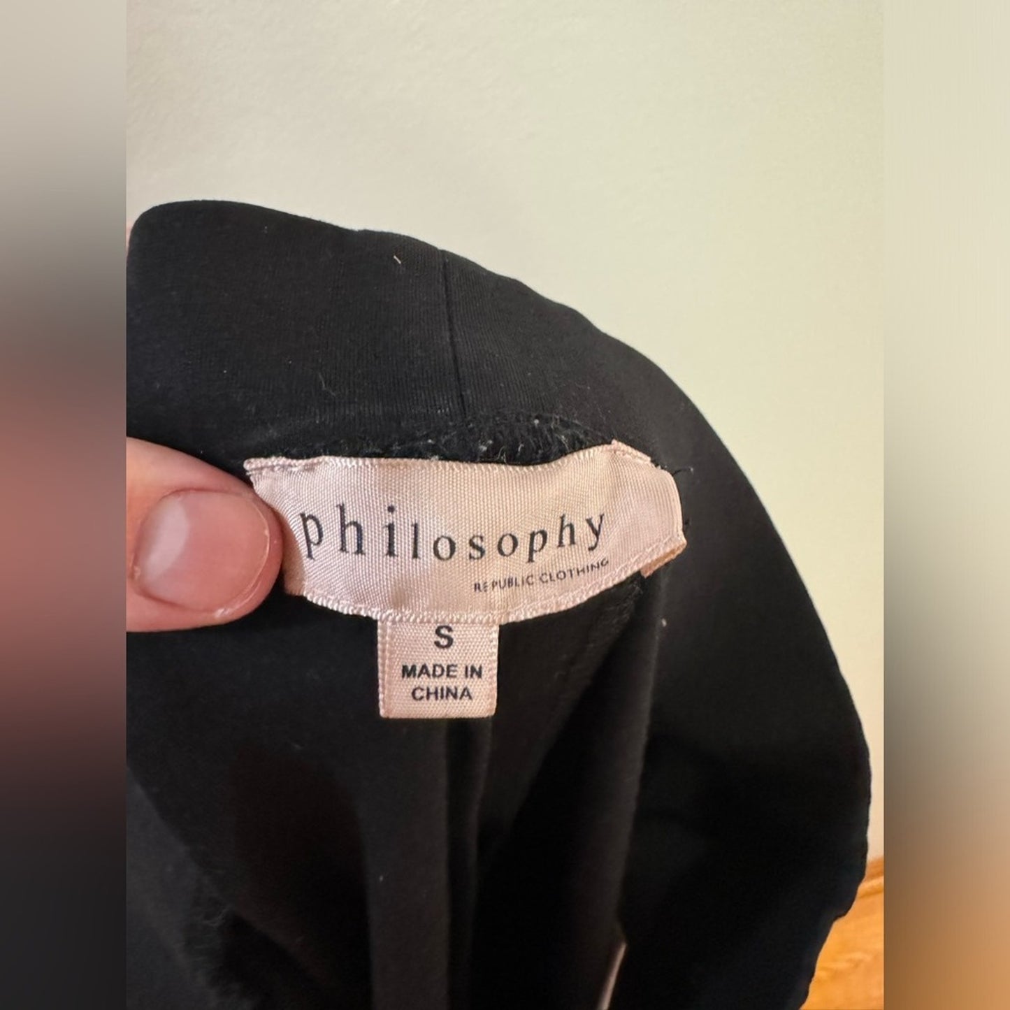 Pre-Owned SM Philosophy Black Leggings