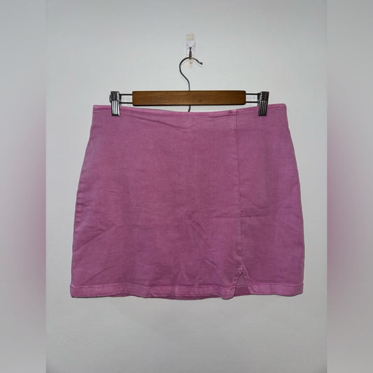 Pre-Owned Size 12 Wild Fable Pink Denim Jean Skirt