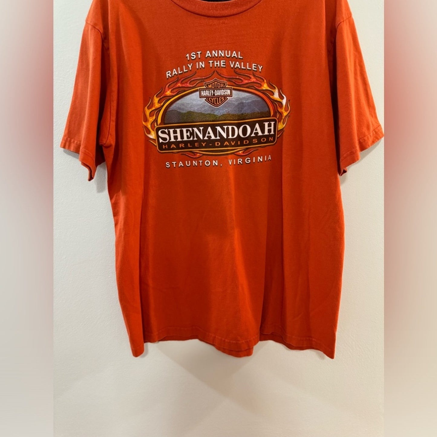 XL Harley Davidson Orange 2005 1st Annual Rally in the Valley Shenandoah s/s