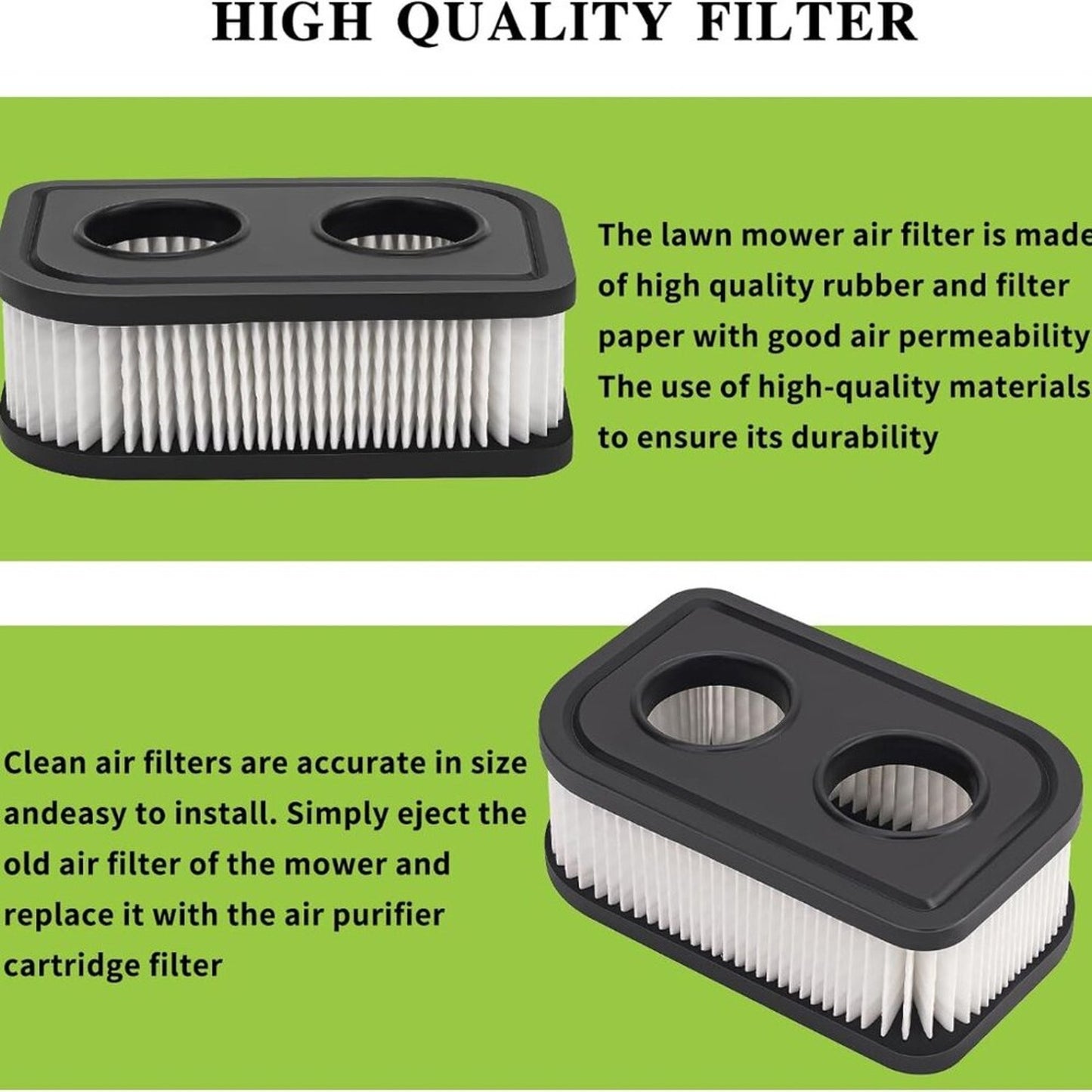 Upgraded 593260 Air Filter Apply to 593260 798452 334404 Air Cleaner Cartridge