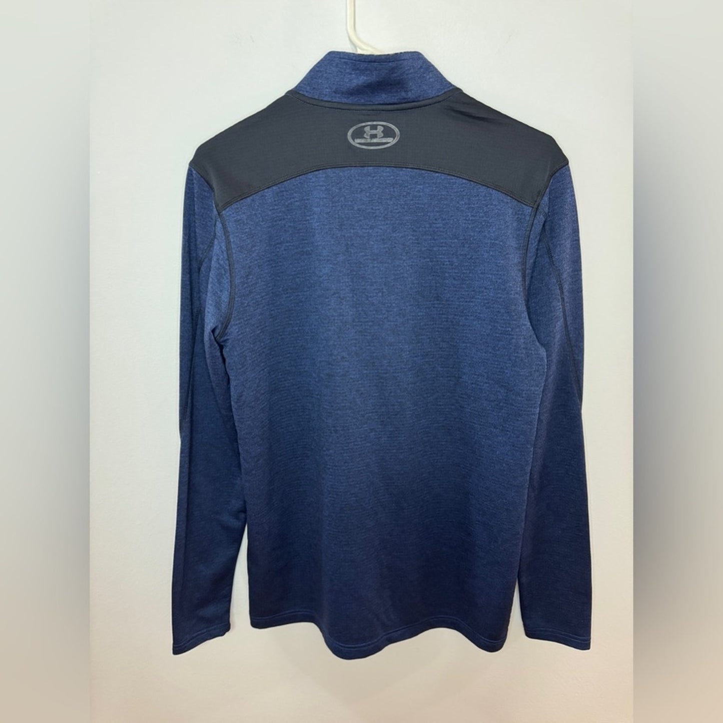 Pre-Owned MD Under Armour Dark Heather Blue Fitted Quarter Zip Jacket