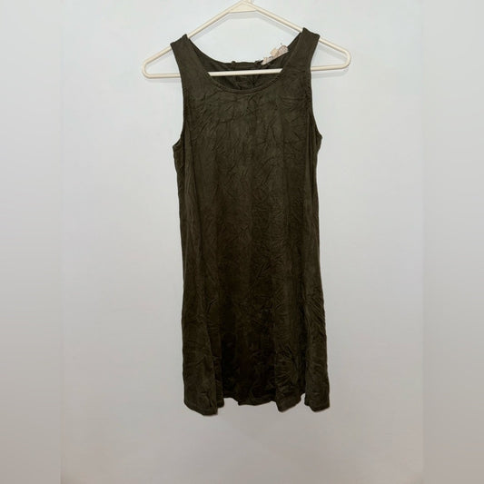 Pre-Owned MD Pink Republic Brown “Suede” Tie Back Dress
