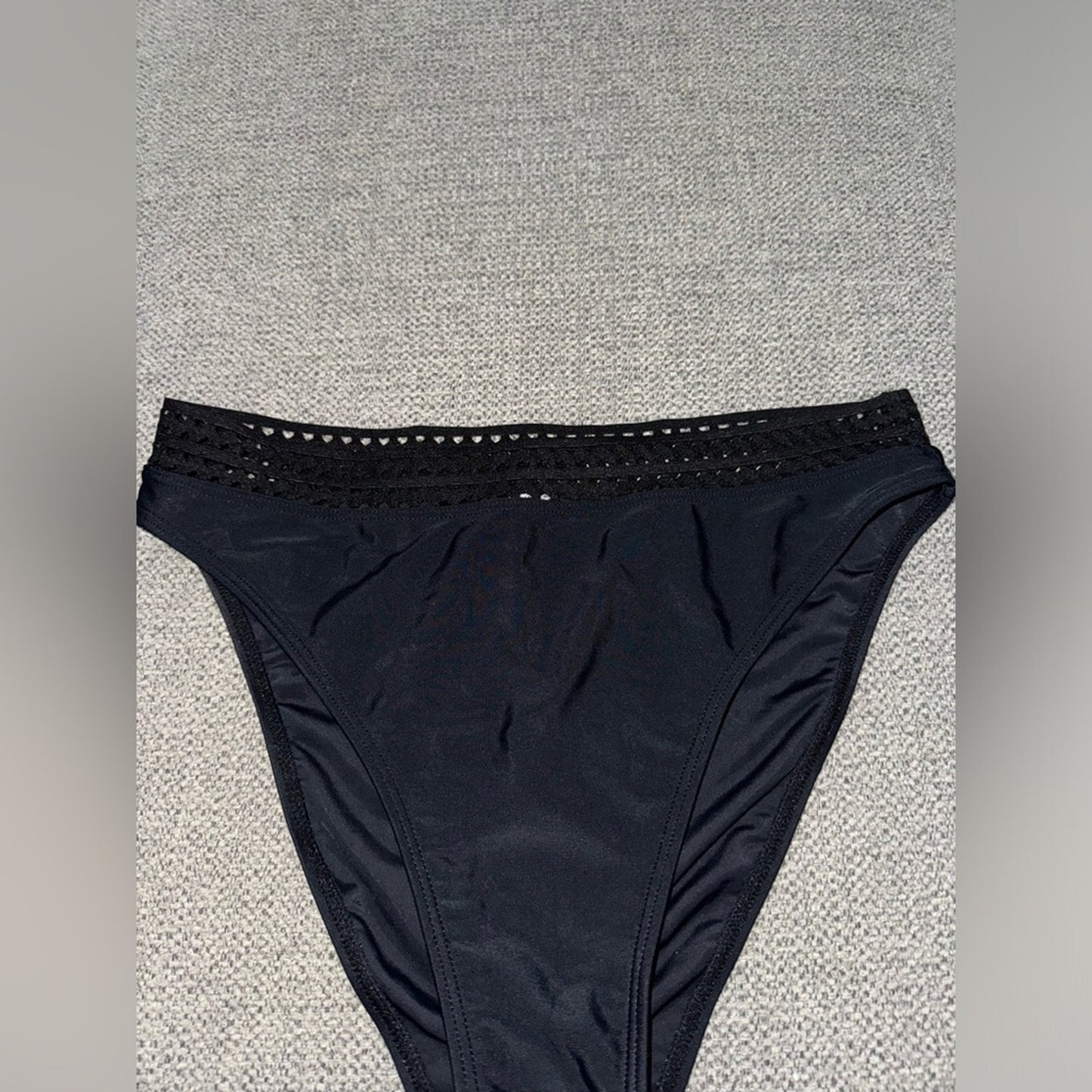 Pre-Owned MD Cupshe Black Border Bikini Bottom