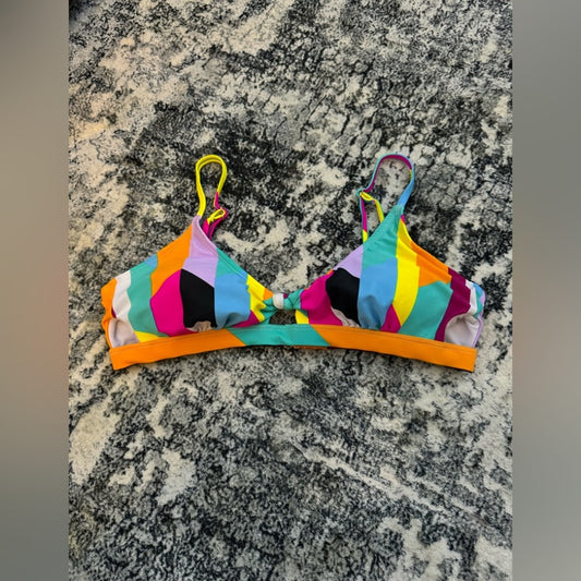 Pre-owned MD Endless Waves Multicolor Generic Bikini Top