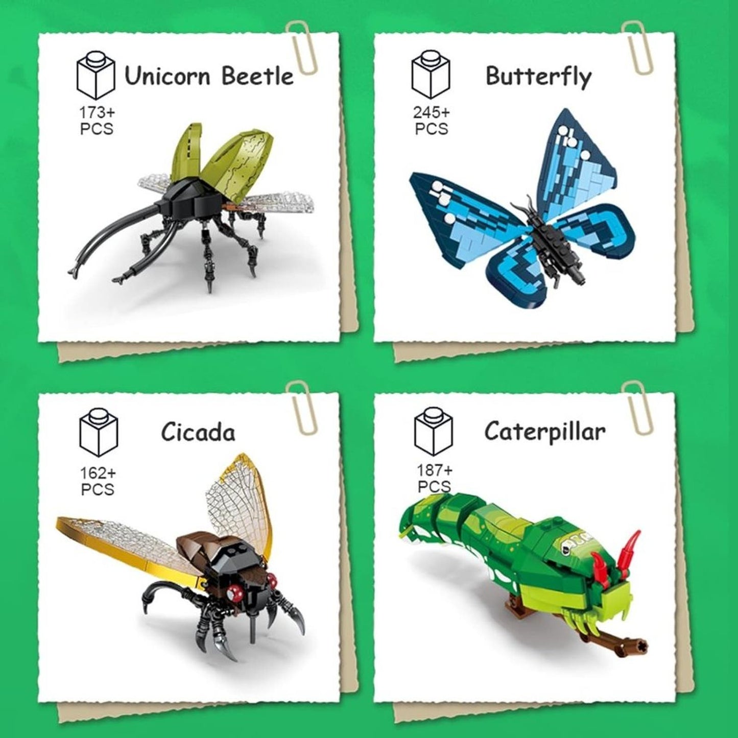 Insects Building Set for Adults Kids,The Insect Collection Building Toys,Bug