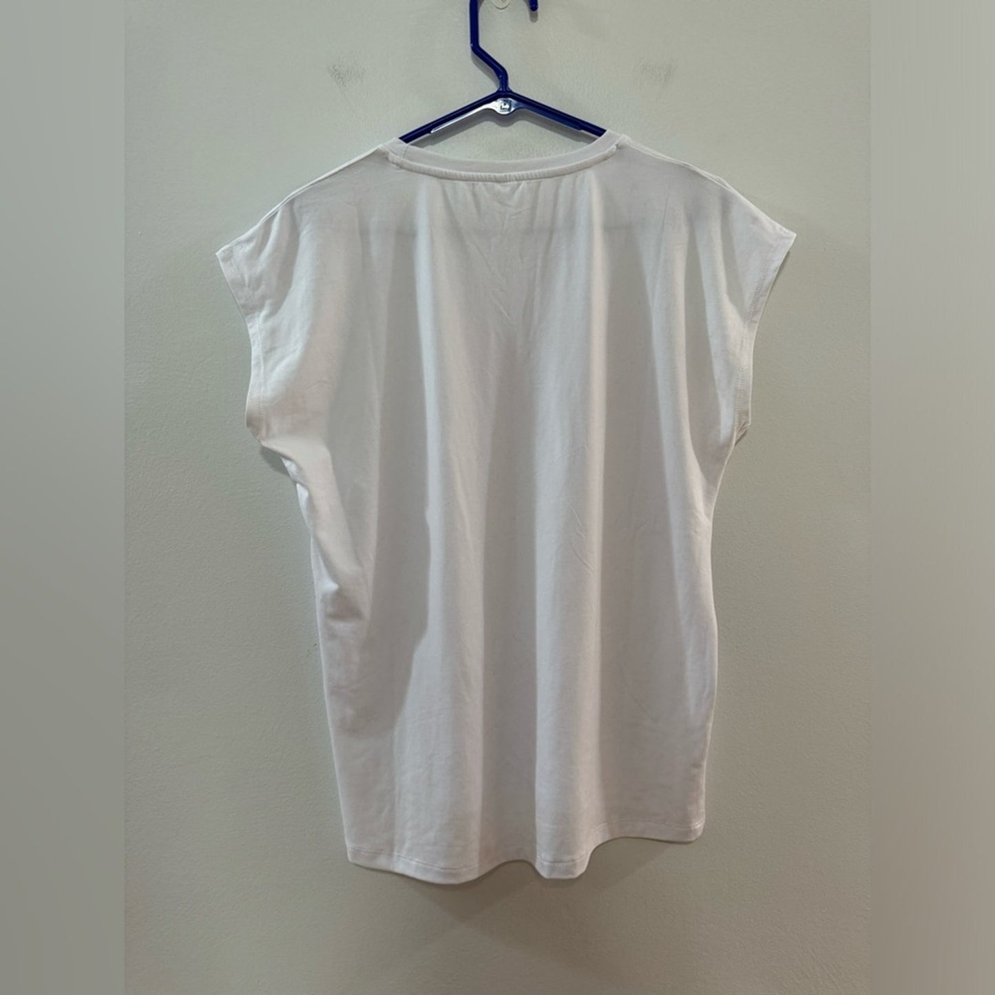 Pre-Owned XS Kyodan White Athletic Sleeveless T-Shirt