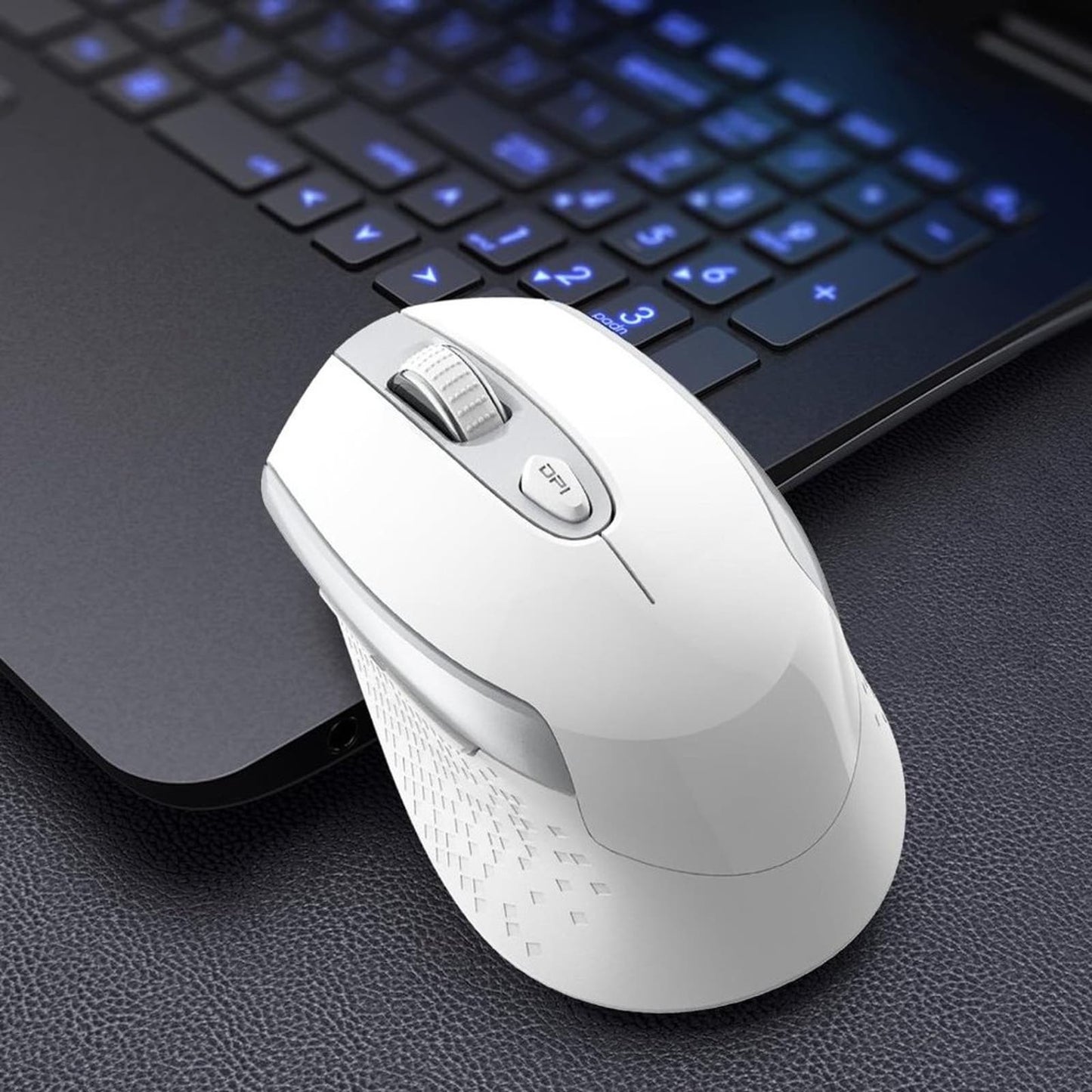 cimetech Wireless Computer Mouse, 2.4G Ergonomic Optical Mouse, 6 Buttons