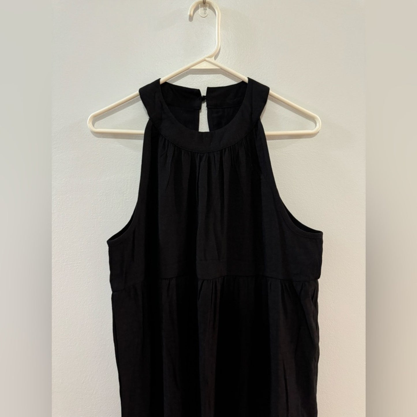 Pre-Owned LG Unbranded Black Halter Long Dress
