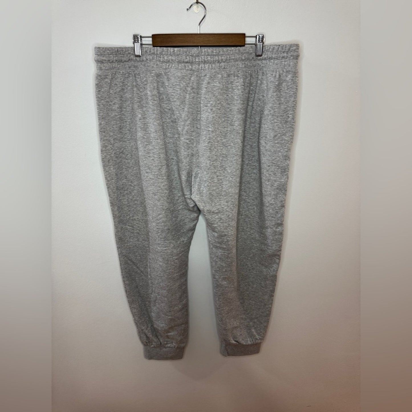 Pre-Owned XXL H&M Divided Light Heather Grey Zipper Sweatpants