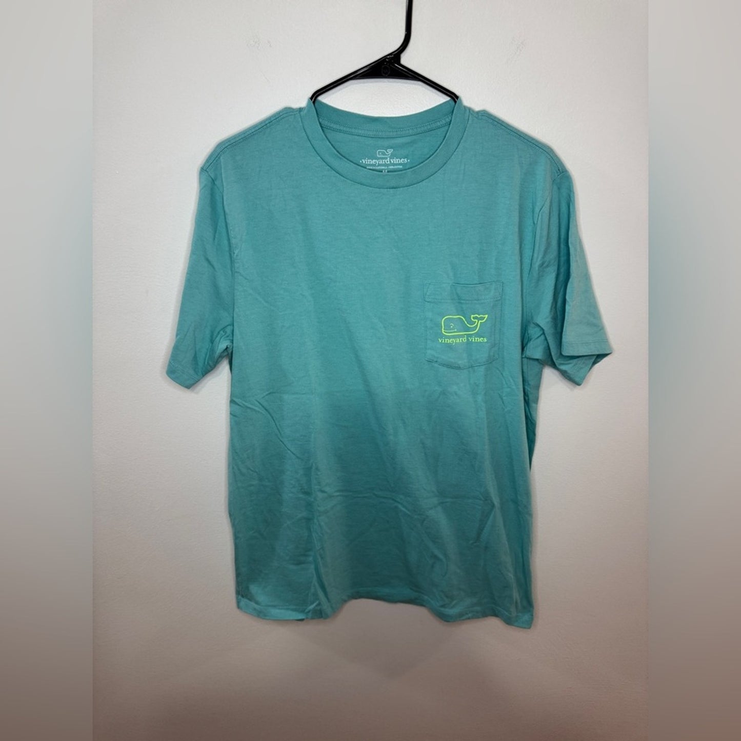 Pre-Owned MD Vineyard Vines Teal Pocket T-Shirt