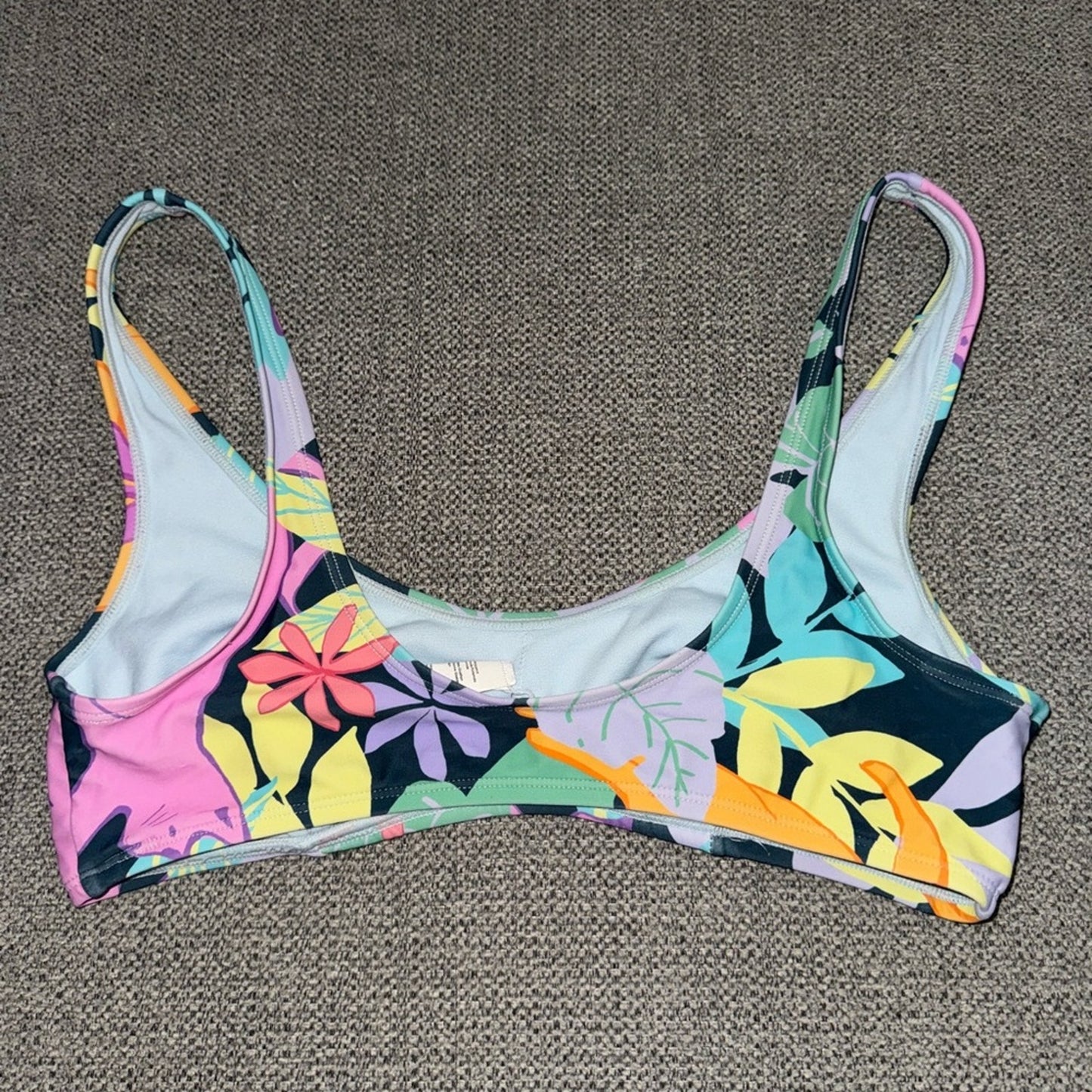 Pre-Owned MD Cupshe Multicolor Tropical Bikini Top