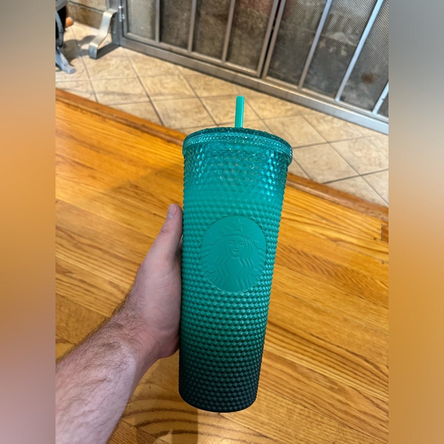 Pre-Owned Starbucks 2022 Waxberry Mint Green Ombré Tumbler