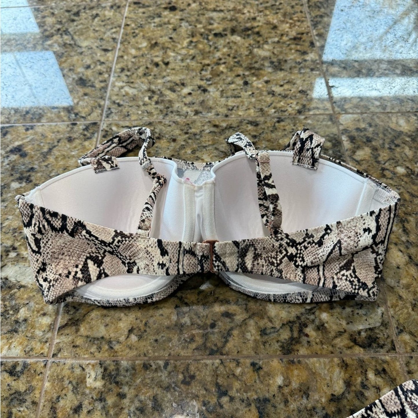 Used Shade Shore 2 PC Snake Print Bikini