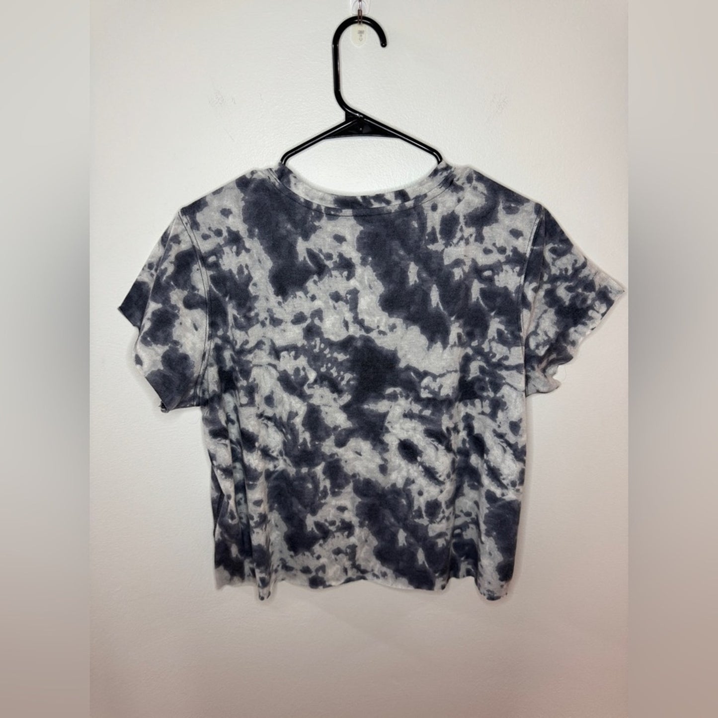 Pre-Owned LG Yogasmoga Navy and White Tie Dye T-Shirt