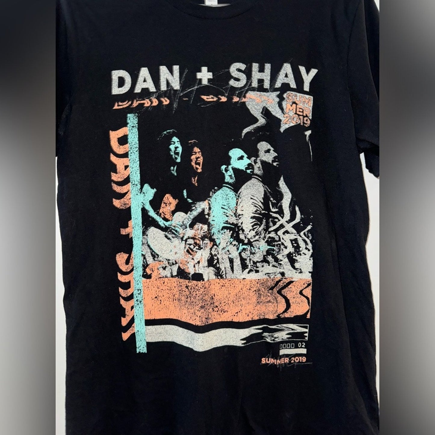 Pre-Owned MD Dan and Shay 2019 Tour Band T-Shirt