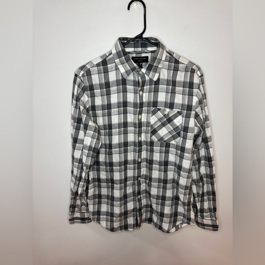 Pre-Owned SM Banana Republic Grey Button Up Shirt