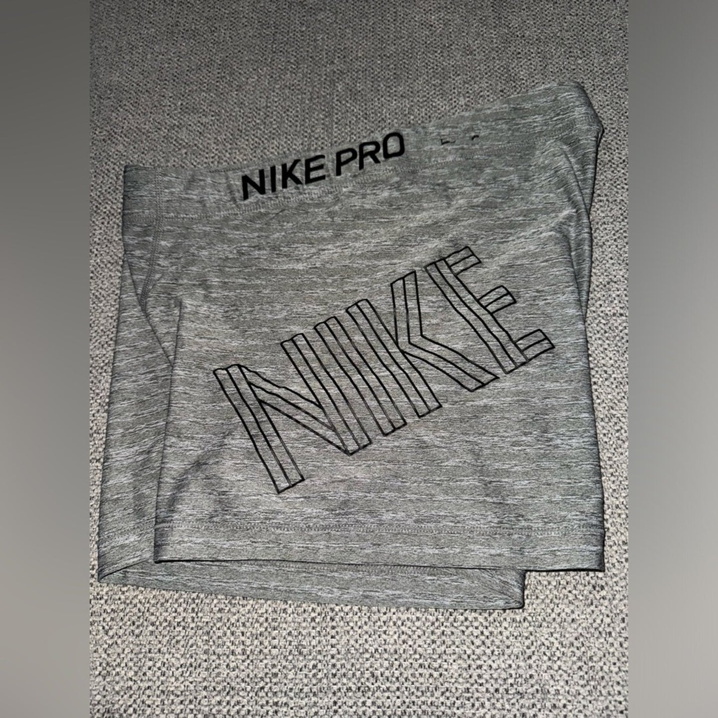 Pre-Owned MD Nike Pro Dri-Fit Heather Grey Shorts