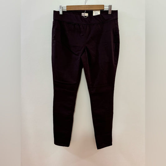 NWT LG SO Dark Purple Low Rise Super Stretch 30” Inseam Jeggings