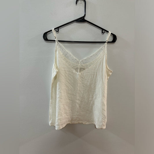 Pre-Owned SM Idyllwind White Lace Tank Top