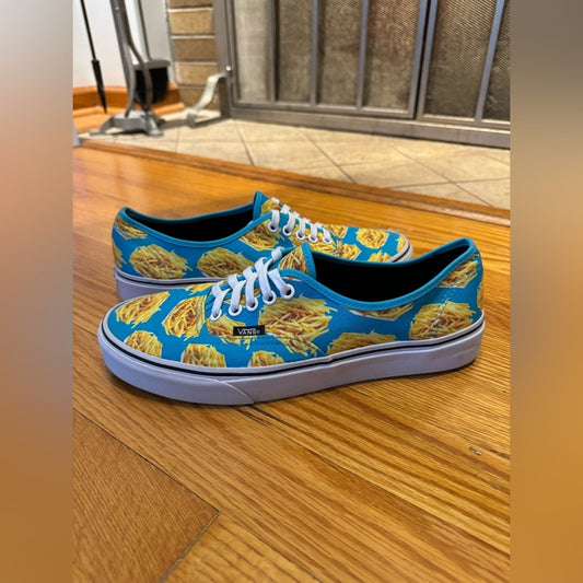 Pre-Owned Size M9/W10.5 Vans Late Night Blue Atoll/Fries Sneaker