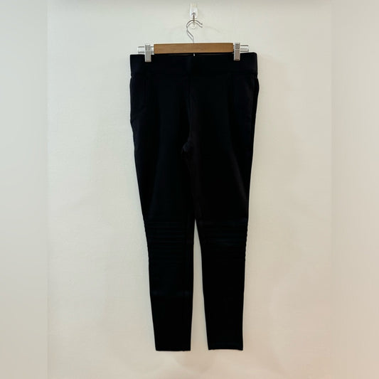 Pre-Owned SM Jules & Leopold Black Biker Style Pants