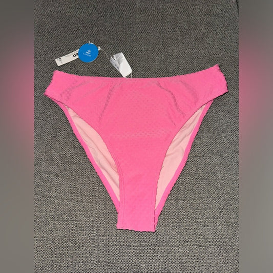 NWT LG Cupshe Pink Dot Bikini Bottom