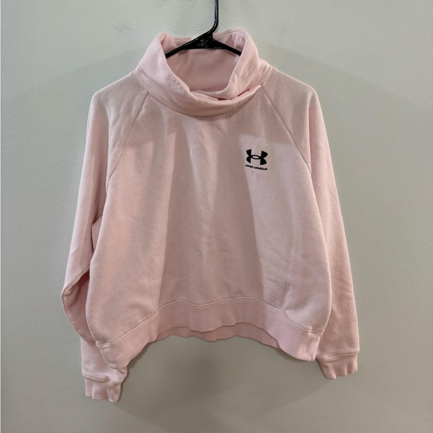 Pre-Owned LG Under Armour Pink Crew Neck Sweat Shirt