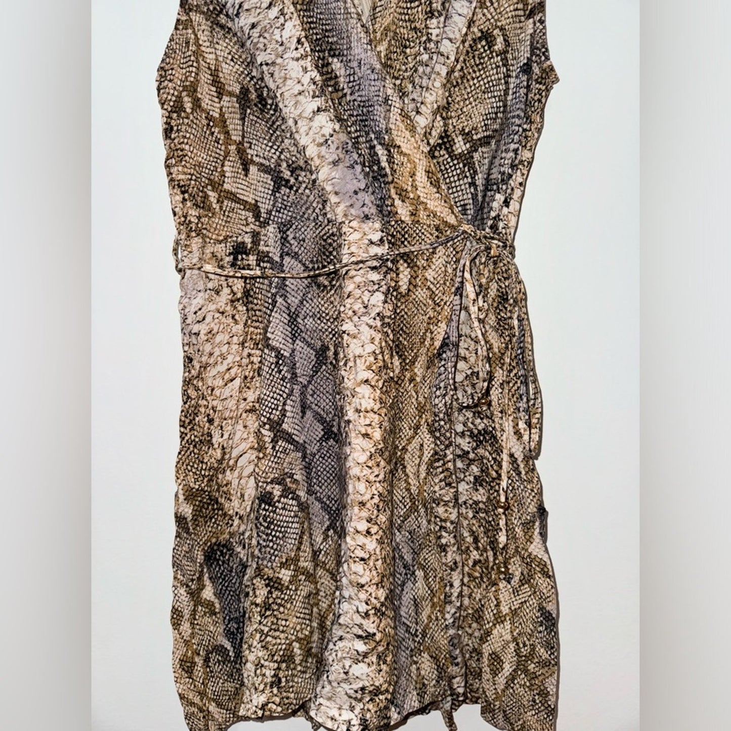 Pre-Owned Size 12 Calvin Klein Snake Print Romper