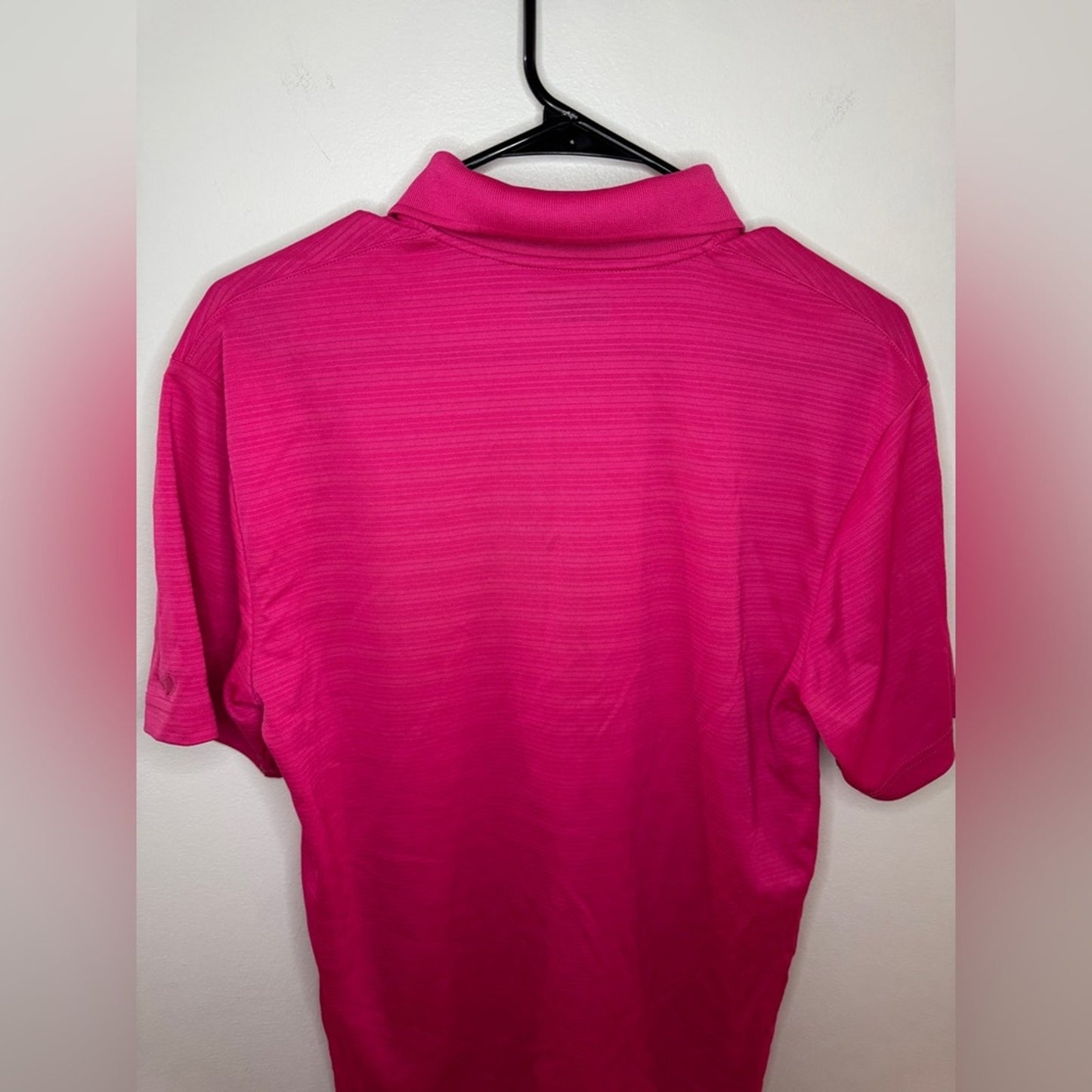 Pre-Owned SM GrandSlam Pink Collared Button Up Polo Shirt